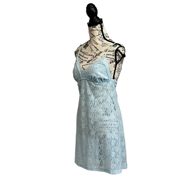 Cosabella Lace Sheer Mini Dress Womens Babydoll Pullover Night Out Party Club M - Picture 2 of 8